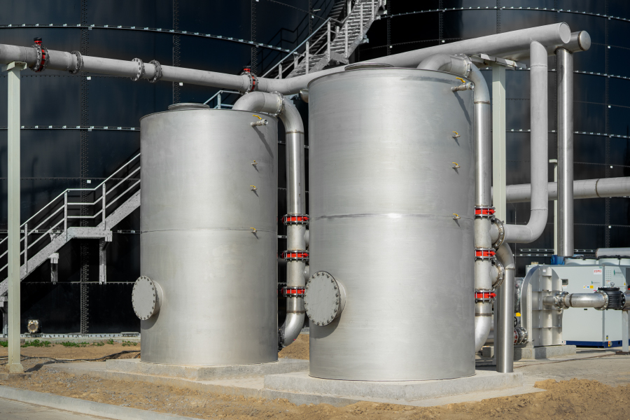 Biogas GmbH Activated charcoal filter 220 m³/h